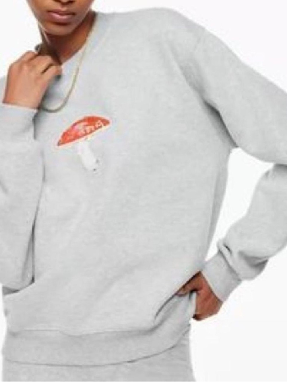 TNA COZY FLEECE MUSHROOM CREW‎